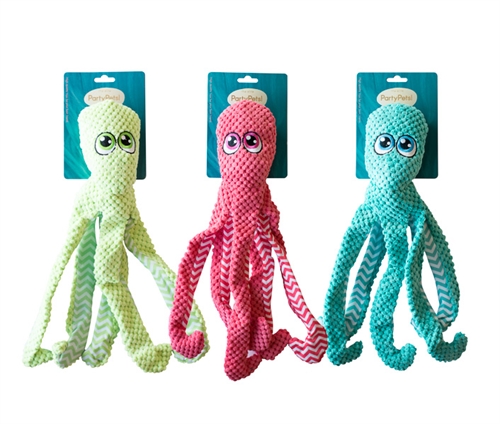Party Pets Elite Ove the Octopus, 40 cm, flere farver