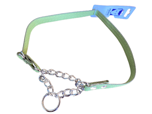Fenriz halsbånd med kæde, Lime 2x40-60 cm