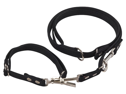 Fenriz jagtline m. udløser & halsbånd, sort