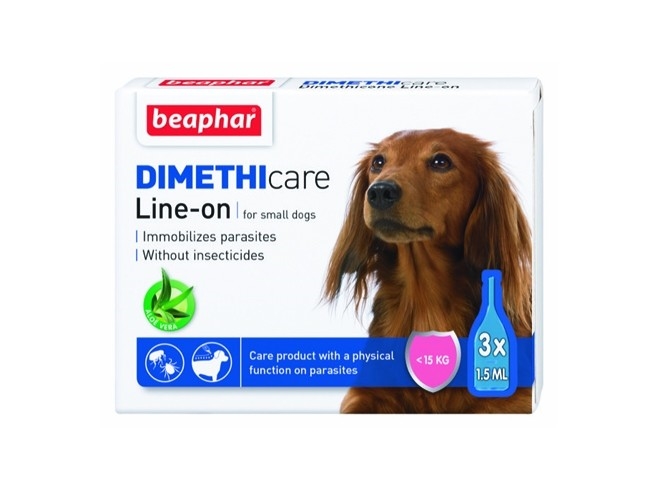 Best before 4/10 2025 - Beaphar Flea & Tick Line On, under 15 kg