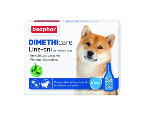 15-30 kg, Beaphar Flea & Tick Line On, 