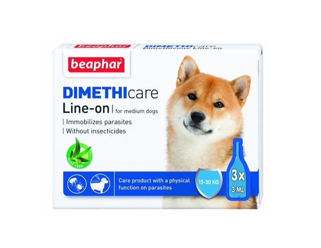 15-30 kg, Beaphar Flea & Tick Line On, 