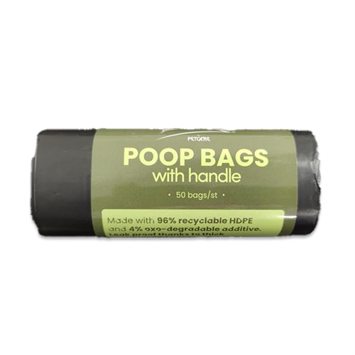 Active Canis Poopbags Black 50 pcs/roll
