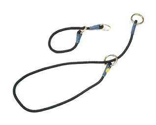  Active Canis Dressurhalsbånd med messingring, 35 cm, sort