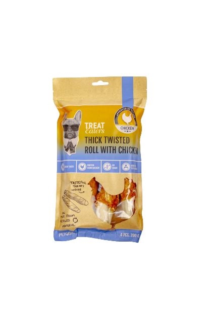 Treateaters twisted Chicken Roll, 4 pcs