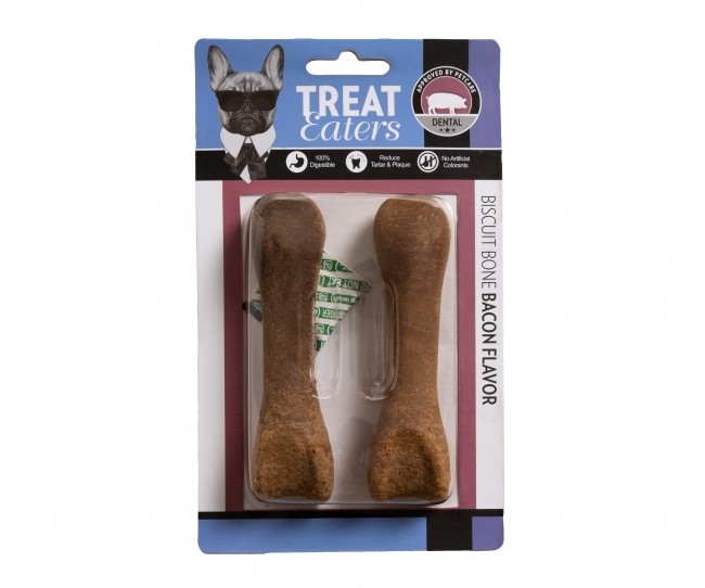 Treateaters Biscuit Bone Bacon Flavor S 11,5 cm, 2 stk