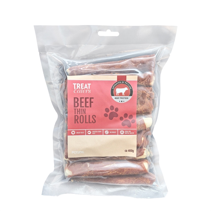 Treateaters Beef Thin Rolls 12,5cm 400 gr. 