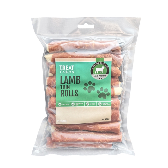 Treateaters Lamb Thin Rolls 12,5cm 400 gr. 