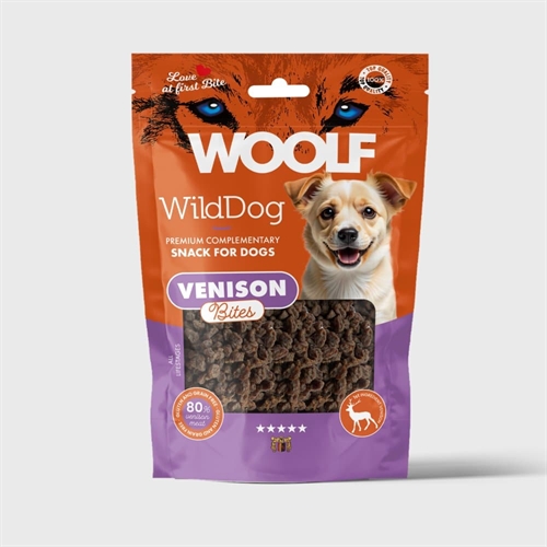Woolf WildDog Soft Venison Bites 100g
