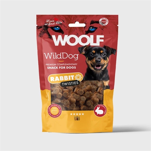 Woolf WildDog Rabbit & Cod Twisties 100g