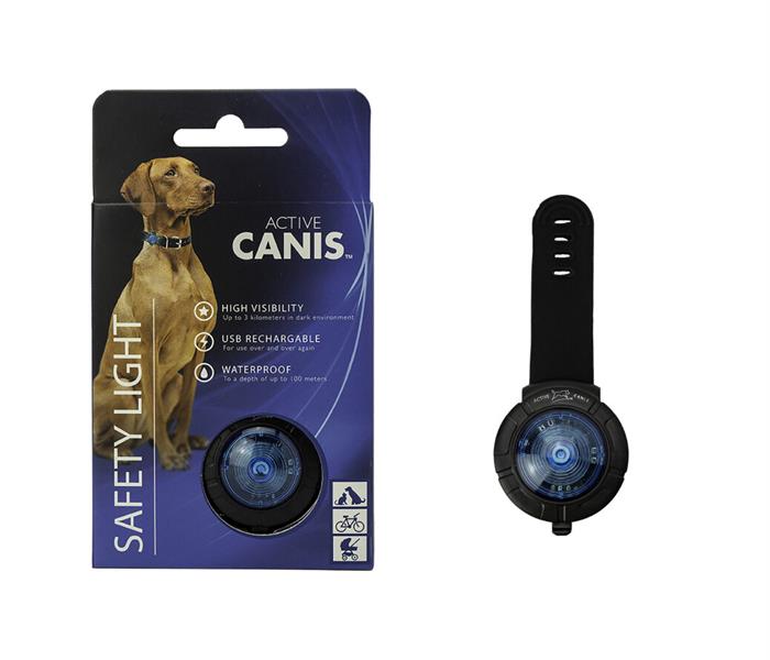 Active Canis Safety Lights Blue