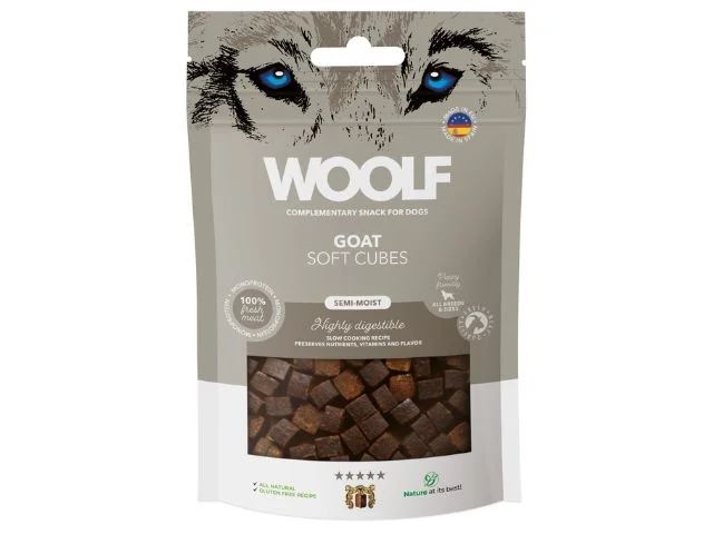 WOOLF SOFT CUBES GOAT, 100G