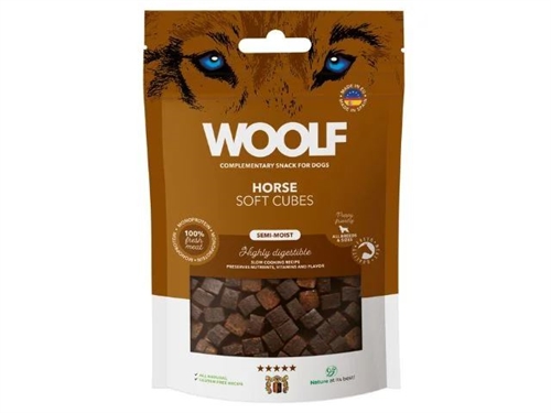 WOOLF SOFT CUBES HORSE, 100G