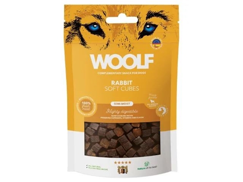 WOOLF SOFT CUBES RABBIT, 100G