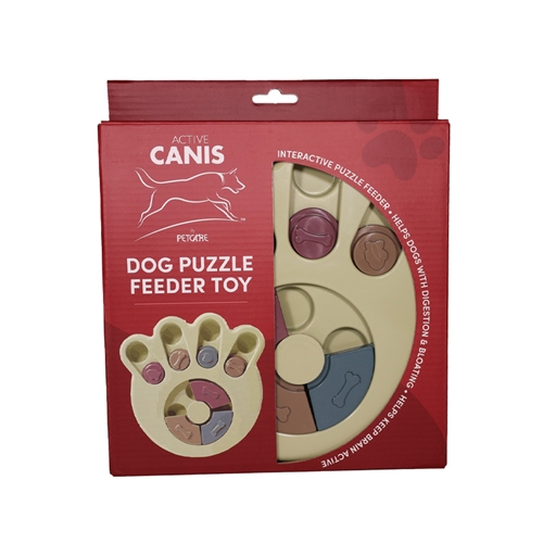 Active Canis Pet Puzzle Plate 23x23x3cm