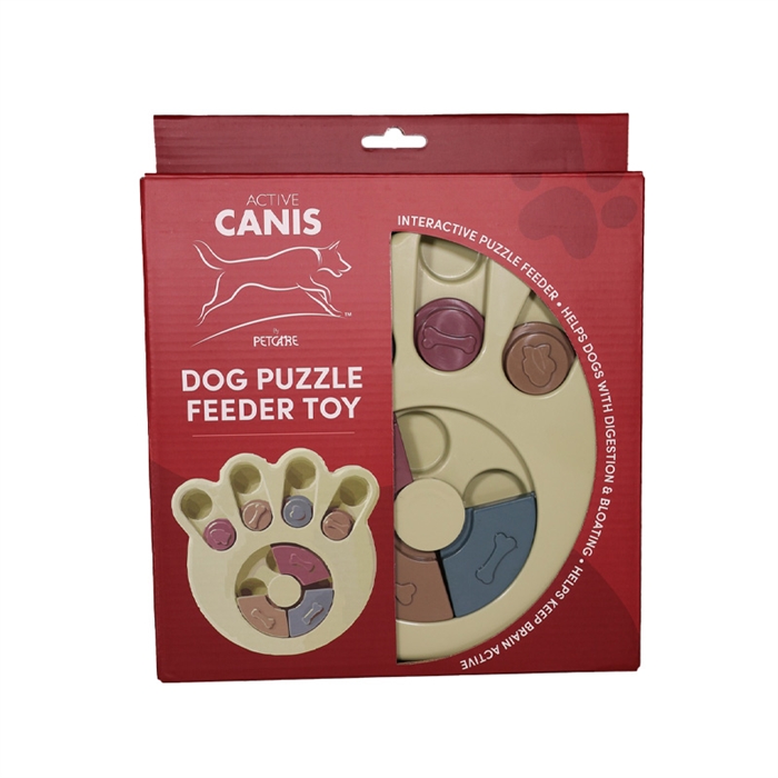 Active Canis Pet Puzzle Plate 23x23x3cm