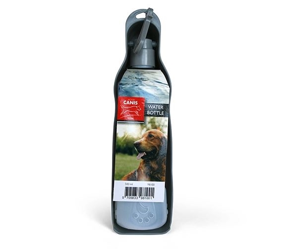 Portable water bottle, 500 ml., sort