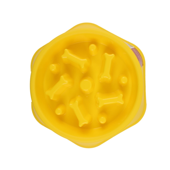 Active Canis Dog bowl with slow feeder Gul