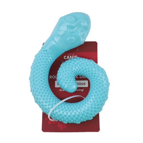 Active Canis Round Snack Snake Blå