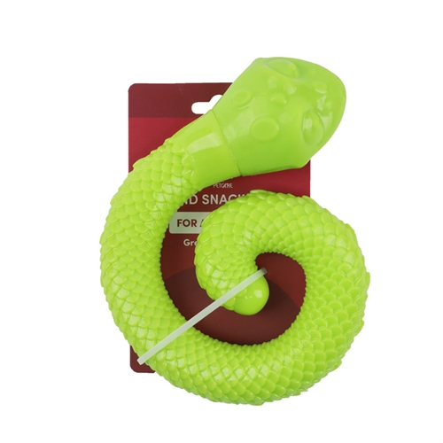 Active Canis Round Snack Snake Grøn