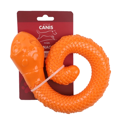 Active Canis Round Snack Snake Orange
