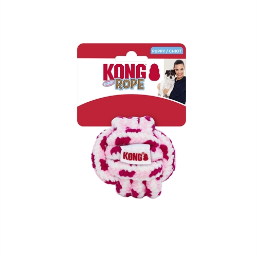 KONG Rope Ball Puppy Small, Pink