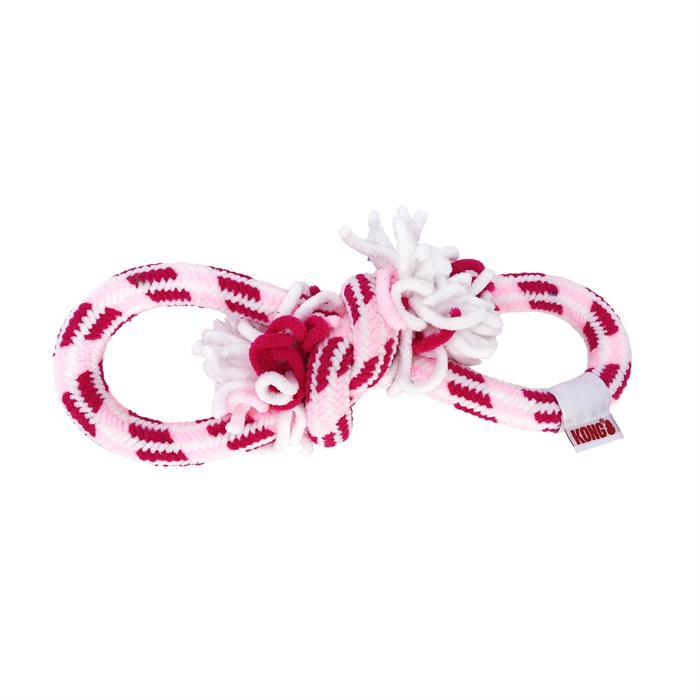 KONG Rope Tug Puppy Medium, pink