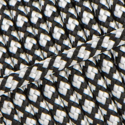 Retrieverline Black &  Silver Grey Diamonds, 6 mm