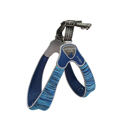 Powermix Cinquetorri Harness - Blue Melange Str. 2 - bryst 25-35 cm