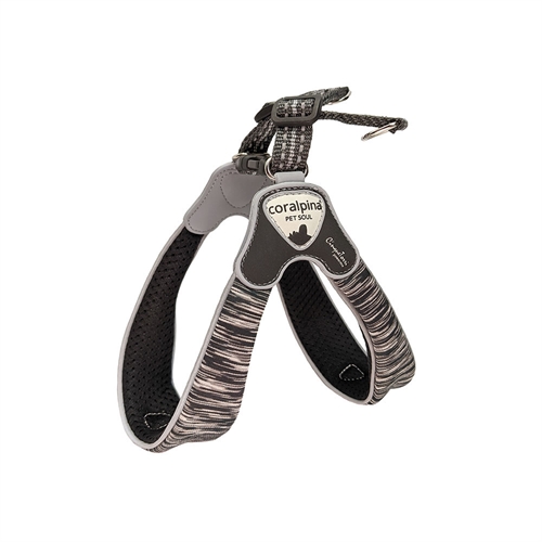 Powermix Cinquetorri Harness - Dark Melange Str. 2 - bryst 25-35 cm