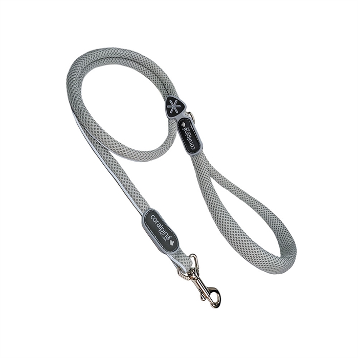 Cinquetorri leash Light Grey110 cm