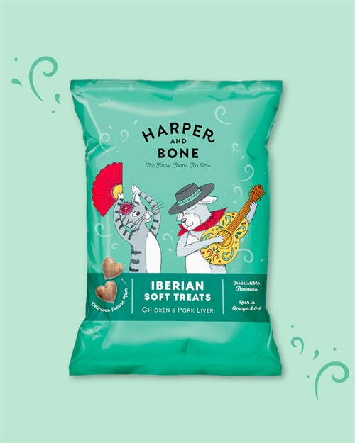 Harper & Bone Iberico Softies med Kylling og Gris - 90 g