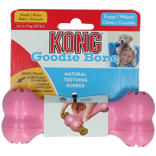 KONG Puppy Goodie Bone small, lyserød