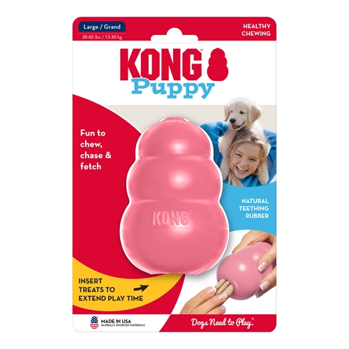 Kong Classic puppy L, Lyserød