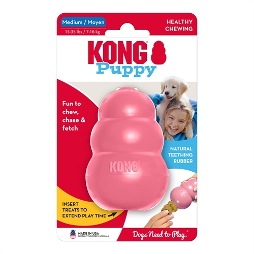 Kong Classic puppy M, lyserød