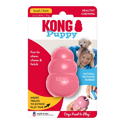 Kong Classic puppy S, Lyserød
