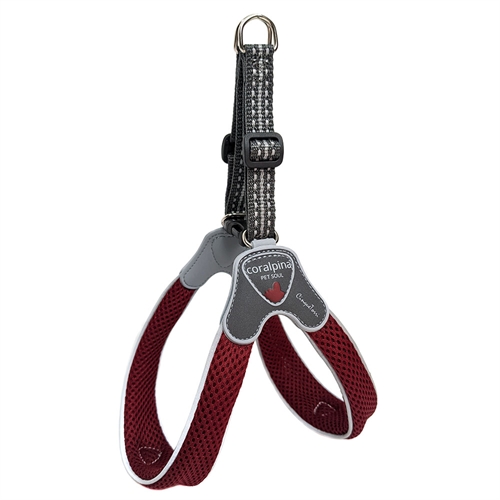 Cinquetorri Harness - Red Wine Str. 1 - bryst 20-30 cm