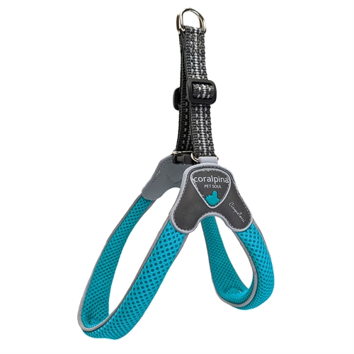 Cinquetorri Harness - Turquoise Str. 2 - bryst 25-35 cm