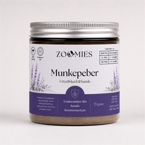 Zoomies Munkepeber - Understøtter hormonsystemet - 75 g