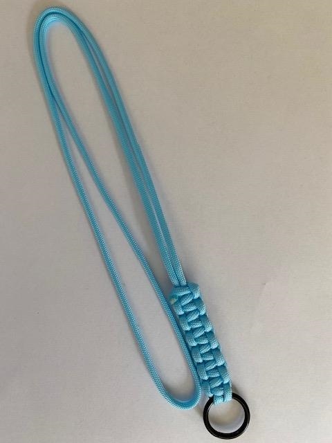 Fløjtesnor, Cobra Flettede med O ring Cotten Candy Blue