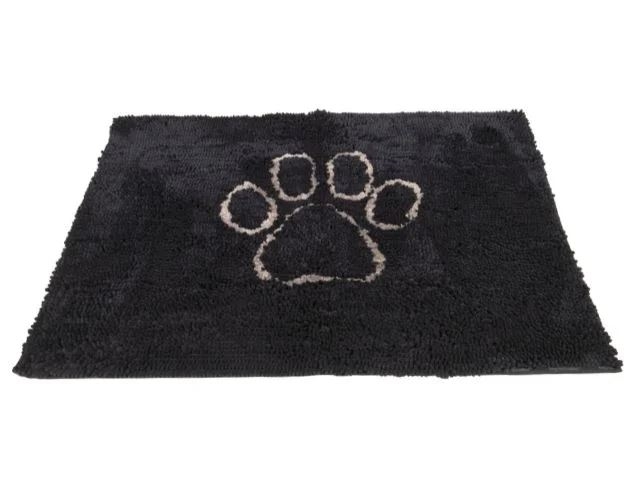 DIRTY DOG DOORMAT, SORT LARGE 88X66 CM