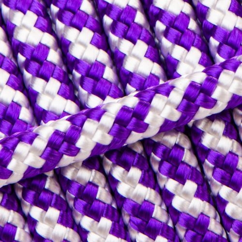 8 mm Retrieverline ca. 150 cm., Purple Pansy