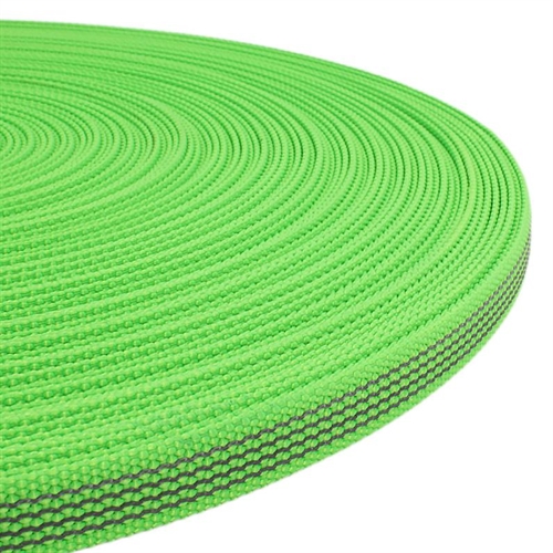 Rubber Webbing Lime 20 mm, flere længder